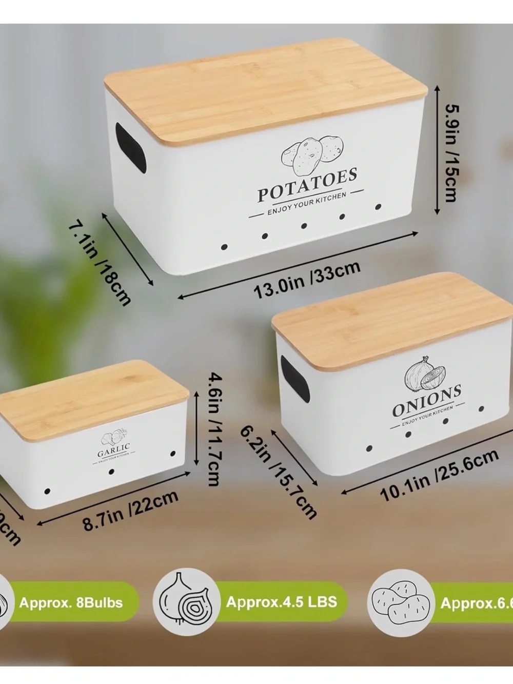 N/A white stackable